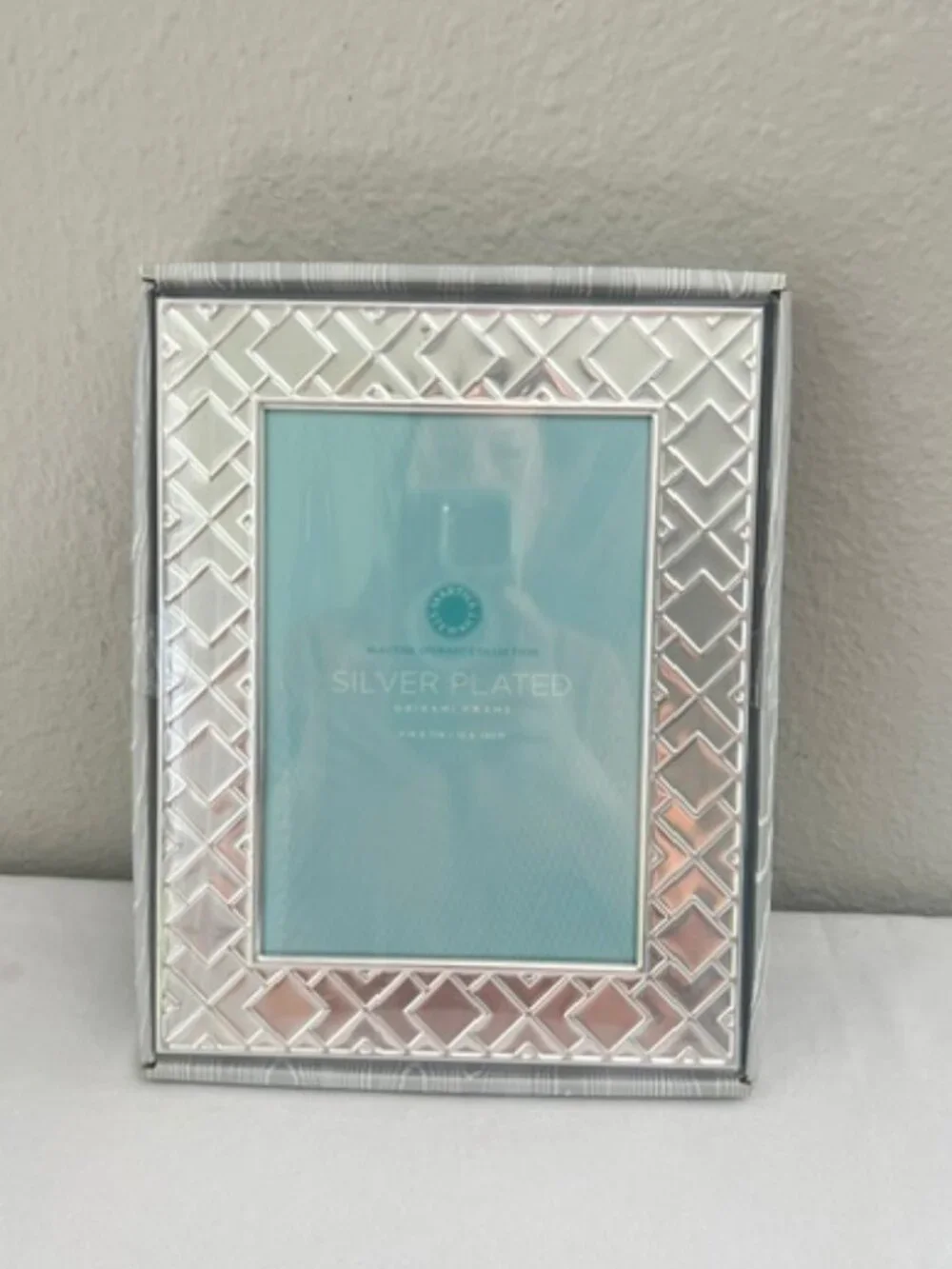 Martha Stewart Collection Silver Plated Origami Frame 5''x7''